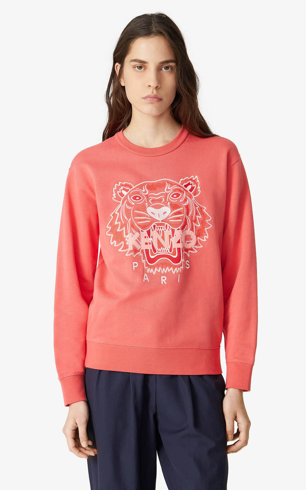 Kenzo Tiger Sweatshirt Dam | 97453-DZVQ